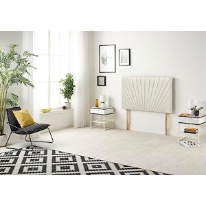 Somnior Beds Bed Centre Platinum Small Single 82cm Plush Ivory Headboard With Wooden Struts Somnior Beds Bed Centre Platinum Small Single 82cm Plush Ivory Headboard With Wooden Struts
