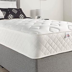 Aspire Beds Comfort Plus Aspire-Cool Touch Memory Foam Bonnell Sprung Value Essentials Spring Hybrid Mattress, White Border, 5ft King Size Mattress (150cm x 200cm) Aspire Beds Comfort Plus Aspire-Cool Touch Memory Foam Bonnell Sprung Value Essentials Spring Hybrid Mattress, White Border, 5ft King Size Mattress (150cm x 200cm)
