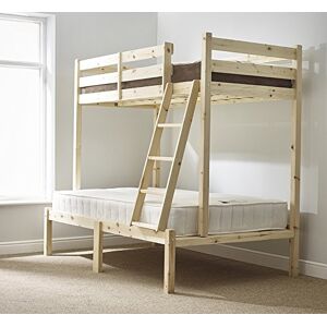 Strictly Beds and Bunks Limited Strictly Beds and Bunks Duchess Triple Sleeper Bunk Bed including Sprung Mattresses (20cm), 4ft 6 Double & 3ft Single Strictly Beds and Bunks Limited Strictly Beds and Bunks Duchess Triple Sleeper Bunk Bed including Sprung Mattresses (20cm), 4ft 6 Double & 3ft Single