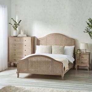 Julian Bowen Fleur Rattan Bed 150Cm Light Oak Julian Bowen Fleur Rattan Bed 150Cm Light Oak