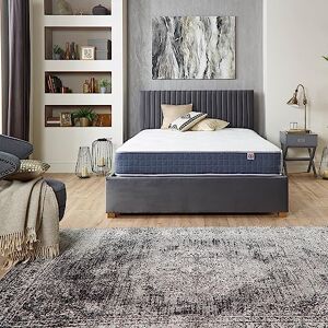 Aspire Beds 22cms Double Sided Duo Sleep Pocket+ 1000 Pocket Spring Mattress, King Size (5ft x 6ft6), Blue Border Aspire Beds 22cms Double Sided Duo Sleep Pocket+ 1000 Pocket Spring Mattress, King Size (5ft x 6ft6), Blue Border