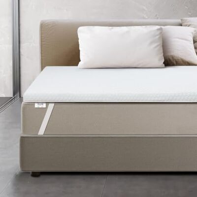 The White Stone Topper 90 x 180 - Ergonomic Memory Foam Topper The White Stone Topper 90 x 180 - Ergonomic Memory Foam Topper