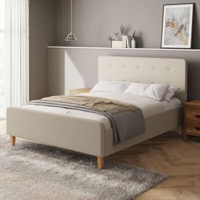 GFW Ashbourne - 5ft King Size - Natural Fabric - Ottoman - Bed Frame GFW Ashbourne - 5ft King Size - Natural Fabric - Ottoman - Bed Frame