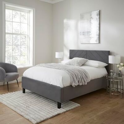 GFW Thea Velvet Ottoman Bed Storage Modern Upholstered Bed Frame Bedroom Furniture GFW Thea Velvet Ottoman Bed Storage Modern Upholstered Bed Frame Bedroom Furniture