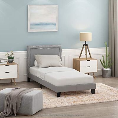 Furinno Laval - Laval - Glacier Grey - Single - Bed Frame Furinno Laval - Laval - Glacier Grey - Single - Bed Frame