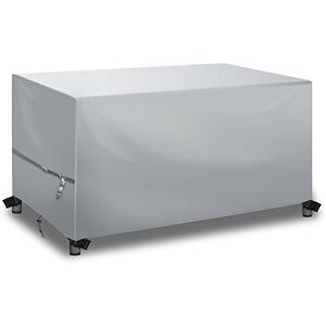 YoungBee Garden Furniture Covers,Outdoor/Patio Rattan Furniture Covers Waterproof,Anti-UV, Upgraded Tear-Resistant 420D Oxford Rectangular Patio Table Cover 170 * 94 * 70cm Silver YoungBee Garden Furniture Covers,Outdoor/Patio Rattan Furniture Covers Waterproof,Anti-UV, Upgraded Tear-Resistant 420D Oxford Rectangular Patio Table Cover 170 * 94 * 70cm Silver