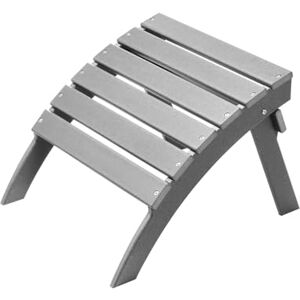 VEVOR Adirondack Ottoman, 21.5L x 18.9W x 14.8H Inch HDPE Plastic Folding Adirondack Ottoman, Weather-Resistant Foot Rest for Adirondack Chair, Widely Used for Outside Porch Pool Lawn Backyard, Gray VEVOR Adirondack Ottoman, 21.5L x 18.9W x 14.8H Inch HDPE Plastic Folding Adirondack Ottoman, Weather-Resistant Foot Rest for Adirondack Chair, Widely Used for Outside Porch Pool Lawn Backyard, Gray
