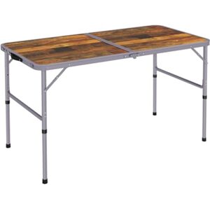Outsunny 3ft Folding Camping Table Height Adjustable Aluminium Outdoor Garden Party Picnic BBQ Trestle Table Field Kitchen Outsunny 3ft Folding Camping Table Height Adjustable Aluminium Outdoor Garden Party Picnic BBQ Trestle Table Field Kitchen