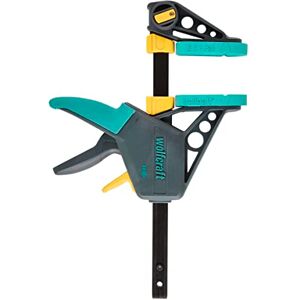 Wolfcraft PRO L One-Hand Clamp, 150 mm I 3030000 I for Controlled and Comfortable Working – Ideal for Woodworking and Furniture Construction Projects Wolfcraft PRO L One-Hand Clamp, 150 mm I 3030000 I for Controlled and Comfortable Working – Ideal for Woodworking and Furniture Construction Projects