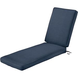 Classic Accessories Montlake FadeSafe FadeSafe Water-Resistant 80 x 26 x 3 Inch Patio Chaise Lounge Cushion, Heather Indigo, Outdoor Seat Cushions Classic Accessories Montlake FadeSafe FadeSafe Water-Resistant 80 x 26 x 3 Inch Patio Chaise Lounge Cushion, Heather Indigo, Outdoor Seat Cushions