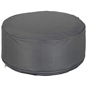 Relaxdays Inflatable stool, outdoor pouf for camping & garden, round stool, pouf, HxD: 26 x 56 cm, dark grey, 1 piece Relaxdays Inflatable stool, outdoor pouf for camping & garden, round stool, pouf, HxD: 26 x 56 cm, dark grey, 1 piece