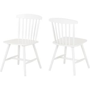Seconique Emery Chair (Box of 2) in White Seconique Emery Chair (Box of 2) in White