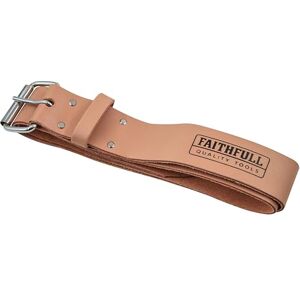 Faithfull FAILB134 Heavy-Duty Leather Belt 45mm and 1.3/4-inch, Beige Faithfull FAILB134 Heavy-Duty Leather Belt 45mm and 1.3/4-inch, Beige