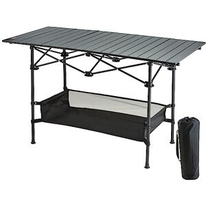 VEVOR Folding Camping Table, Outdoor Portable Side Tables, Lightweight Fold Up Table, Aluminum & Steel Ultra Compact Work Table with Large Storage and Carry Bag, For Beach, Picnic, Travel, 24x16 inch VEVOR Folding Camping Table, Outdoor Portable Side Tables, Lightweight Fold Up Table, Aluminum & Steel Ultra Compact Work Table with Large Storage and Carry Bag, For Beach, Picnic, Travel, 24x16 inch