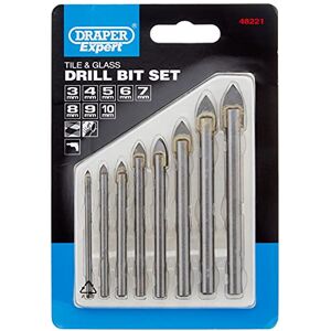 Draper 48221 Expert Tiles and Glass Drilling Set, 8 Pieces , Blue Draper 48221 Expert Tiles and Glass Drilling Set, 8 Pieces , Blue