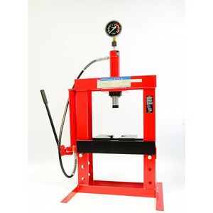 Hilka 82950010 10 Tonne Bench Top Shop Press,Red,silver Hilka 82950010 10 Tonne Bench Top Shop Press,Red,silver