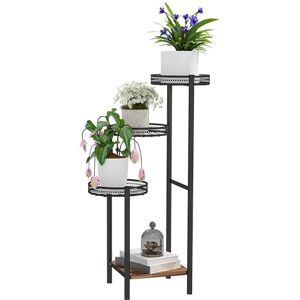 Outsunny 4 Tiered Plant Stand, Tall Metal Plant Shelf, Corner Plant Holder Display Rack for Living Room, Balcony, Garden, Patio Outsunny 4 Tiered Plant Stand, Tall Metal Plant Shelf, Corner Plant Holder Display Rack for Living Room, Balcony, Garden, Patio