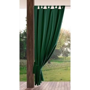 Eurofirany GARDEN Outdoor Curtain with Tab Top 1 pc. Velcro Fastener, Sun Protection, Privacy Screen, Windproof, Waterproof Curtain for Patio, Gazebo, Pergola, Porch, W61" x L79", Dark Green Eurofirany GARDEN Outdoor Curtain with Tab Top 1 pc. Velcro Fastener, Sun Protection, Privacy Screen, Windproof, Waterproof Curtain for Patio, Gazebo, Pergola, Porch, W61" x L79", Dark Green
