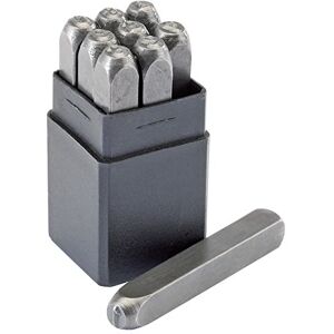 Draper 37337 0-9 Number Stamp Set, 3/16" Height, 10 Pieces , Blue Draper 37337 0-9 Number Stamp Set, 3/16" Height, 10 Pieces , Blue