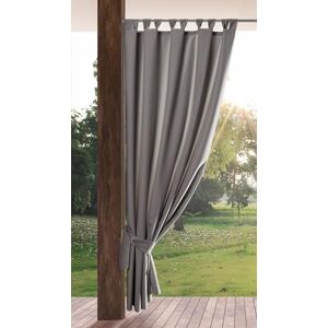 Eurofirany GARDEN Outdoor Curtain with Tab Top 1 pc. Velcro Fastener, Sun Protection, Privacy Screen, Windproof, Waterproof Curtain for Patio, Gazebo, Pergola, Porch, W61" x L102", Dark Grey Eurofirany GARDEN Outdoor Curtain with Tab Top 1 pc. Velcro Fastener, Sun Protection, Privacy Screen, Windproof, Waterproof Curtain for Patio, Gazebo, Pergola, Porch, W61" x L102", Dark Grey