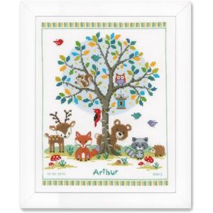 Vervaco Counted Cross Stitch in The WDS, Multi, One Size Vervaco Counted Cross Stitch in The WDS, Multi, One Size