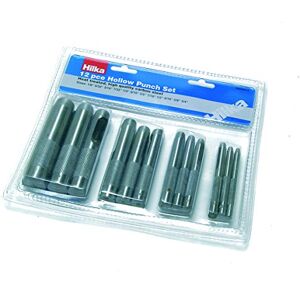 Hilka 49800012 Hollow Punch Set, 12 Pcs Hilka 49800012 Hollow Punch Set, 12 Pcs