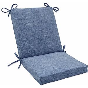 Pillow Perfect Outdoor Indoor Tory Denim Squared Corners Chair Cushion, 36.5 X 18 X 3, Blue Pillow Perfect Outdoor Indoor Tory Denim Squared Corners Chair Cushion, 36.5 X 18 X 3, Blue