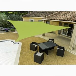 WERKA PRO Rectangular Sun Shade Sail 4 x 5 m Lime Green WERKA PRO Rectangular Sun Shade Sail 4 x 5 m Lime Green