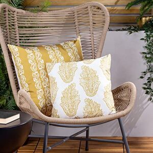Paoletti Kalindi Paisley Outdoor Polyester Filled Cushion Twin Pack Paoletti Kalindi Paisley Outdoor Polyester Filled Cushion Twin Pack