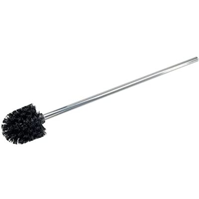 WENKO 18749100 Toilet Brush Ø 8.5 cm x 60 cm Extra Long with Matted Rust-Proof Stainless Steel Handle WENKO 18749100 Toilet Brush Ø 8.5 cm x 60 cm Extra Long with Matted Rust-Proof Stainless Steel Handle