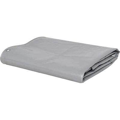 vidaXL Grey Tarpaulin - Heavy-duty 650 g/m² 2.5x3.5 m vidaXL Grey Tarpaulin - Heavy-duty 650 g/m² 2.5x3.5 m