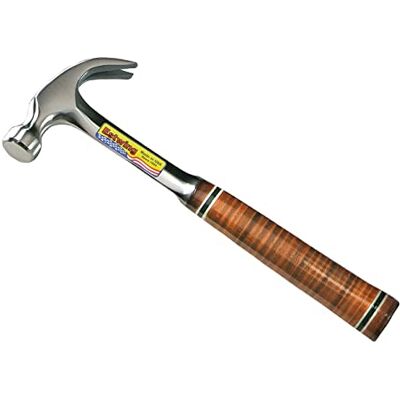 Estwing E24c Curved Claw Hammer - Leather Grip - 24oz Estwing E24c Curved Claw Hammer - Leather Grip - 24oz