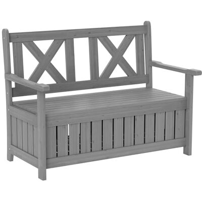 Outsunny - Wood Storage Bench - Garden bench Outsunny - Wood Storage Bench - Garden bench