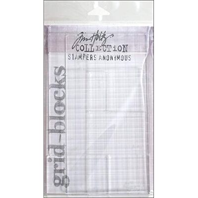 Stampers Anonymous Tim Holtz Acrylic Grid Block Set-9Pcs Stampers Anonymous Tim Holtz Acrylic Grid Block Set-9Pcs