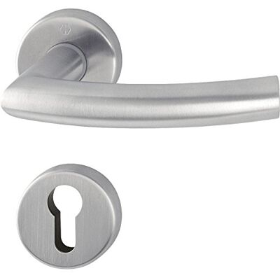HOPPE Maniglia Trondheim - Stainless Steel - Cylindrical Profile - Door Handle HOPPE Maniglia Trondheim - Stainless Steel - Cylindrical Profile - Door Handle