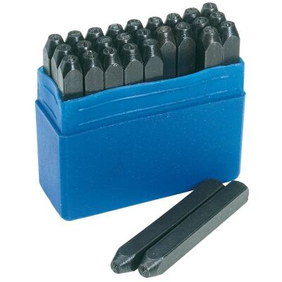 Draper 37333 LS A-Z Letter Stamp Set, Blue, 1/8" Height, 26 Pieces Draper 37333 LS A-Z Letter Stamp Set, Blue, 1/8" Height, 26 Pieces