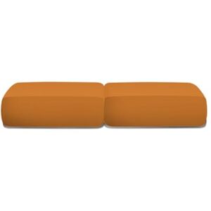 BIANCHERIAWEB Sofa Cover Solid Colour Stretch Stain Resistant Shaped Model Orange Seat Orange BIANCHERIAWEB Sofa Cover Solid Colour Stretch Stain Resistant Shaped Model Orange Seat Orange