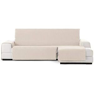 Eysa Rabat practica chaise longue cover 240cm., color 00/ecru, right-frontal view Eysa Rabat practica chaise longue cover 240cm., color 00/ecru, right-frontal view