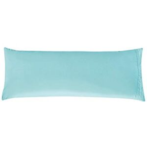 Elegant Comfort Luxury Ultra-Soft 1-Piece Body Pillowcase 1500 Premium Hotel Quality Microfiber Double Brushed Wrinkle Resistant, Body Pillowcase Size, Aqua Blue Elegant Comfort Luxury Ultra-Soft 1-Piece Body Pillowcase 1500 Premium Hotel Quality Microfiber Double Brushed Wrinkle Resistant, Body Pillowcase Size, Aqua Blue