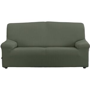 Estoralis Sumatra Bi-Elastic Sofa Cover Super Elastic Fabric C/ 12 Dark Green for 4 Seater Sofa from 220 to 260 cm Quality Protector Super Adjustable Estoralis Sumatra Bi-Elastic Sofa Cover Super Elastic Fabric C/ 12 Dark Green for 4 Seater Sofa from 220 to 260 cm Quality Protector Super Adjustable