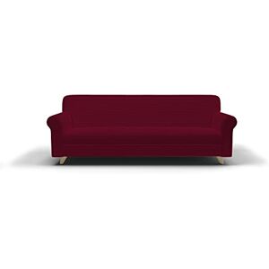 Italian Bed Linen LESLIE Elastic Stretch Sofa Cover, Burgundy 3 Seater Italian Bed Linen LESLIE Elastic Stretch Sofa Cover, Burgundy 3 Seater