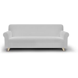 Italian Bed Linen DAHLIA Elastic Sofa Cover, Polyester, Light Grey 3 Seater Italian Bed Linen DAHLIA Elastic Sofa Cover, Polyester, Light Grey 3 Seater