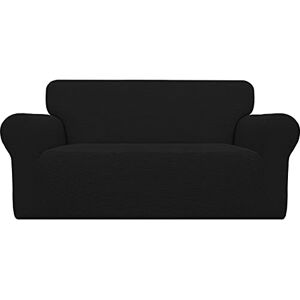 Easy-Going EasyGoing Stretch Couch Cover 1 Piece Furniture Protector Soft Elastic Bottom for Kids Polyester Spandex Jacquard Fabric Fine Checkered Loveseat Black Easy-Going EasyGoing Stretch Couch Cover 1 Piece Furniture Protector Soft Elastic Bottom for Kids Polyester Spandex Jacquard Fabric Fine Checkered Loveseat Black