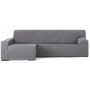 Eysa Llion Sofa Cover, Lycra, Grey, Left Long Arm Eysa Llion Sofa Cover, Lycra, Grey, Left Long Arm