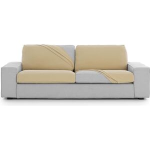 ECOMMERC3 Seat Cover for Bi-Elastic Sofa, Size L – Beige Chair Cover, Adjustable, Easy to Put on and Remove with Elastic Fasteners ECOMMERC3 Seat Cover for Bi-Elastic Sofa, Size L – Beige Chair Cover, Adjustable, Easy to Put on and Remove with Elastic Fasteners