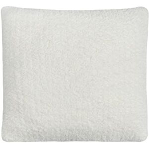 Sleepdown Filled Cushion Boucle Chenille Soft Touch Fluffy Decorative Square Cushion Home Decor Sofa Bedroom 18" x 18 Cream 45cm x 45cm, 5056557516759 Sleepdown Filled Cushion Boucle Chenille Soft Touch Fluffy Decorative Square Cushion Home Decor Sofa Bedroom 18" x 18 Cream 45cm x 45cm, 5056557516759