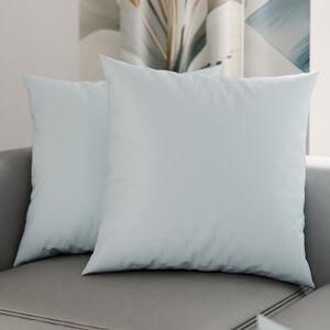 PETTI Artigiani Italiani Pair of Pillowcases 60x60 cm in Microfiber, Bedroom Cushions, Sofa, Set of 2 Cushion Covers, Solid Color Light Blue Pillowcase, 100% Made in Italy PETTI Artigiani Italiani Pair of Pillowcases 60x60 cm in Microfiber, Bedroom Cushions, Sofa, Set of 2 Cushion Covers, Solid Color Light Blue Pillowcase, 100% Made in Italy