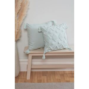 Rapport Home Geometric Tufted Cushion Cover Juniper Aqua Cushion Cover Rapport Home Geometric Tufted Cushion Cover Juniper Aqua Cushion Cover