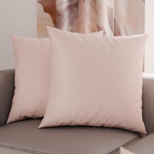 PETTI Artigiani Italiani Pair of Pillowcases 60x60 cm in Microfiber, Bedroom Cushions, Sofa, Set of 2 Cushion Covers, Solid Color Pink Pillowcase, 100% Made in Italy PETTI Artigiani Italiani Pair of Pillowcases 60x60 cm in Microfiber, Bedroom Cushions, Sofa, Set of 2 Cushion Covers, Solid Color Pink Pillowcase, 100% Made in Italy