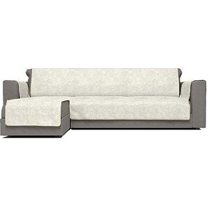 Italian Bed Linen Glamour Non-Slip Sofa Cover, Made in Italy, Left Peninsula Cream 240 cm Italian Bed Linen Glamour Non-Slip Sofa Cover, Made in Italy, Left Peninsula Cream 240 cm